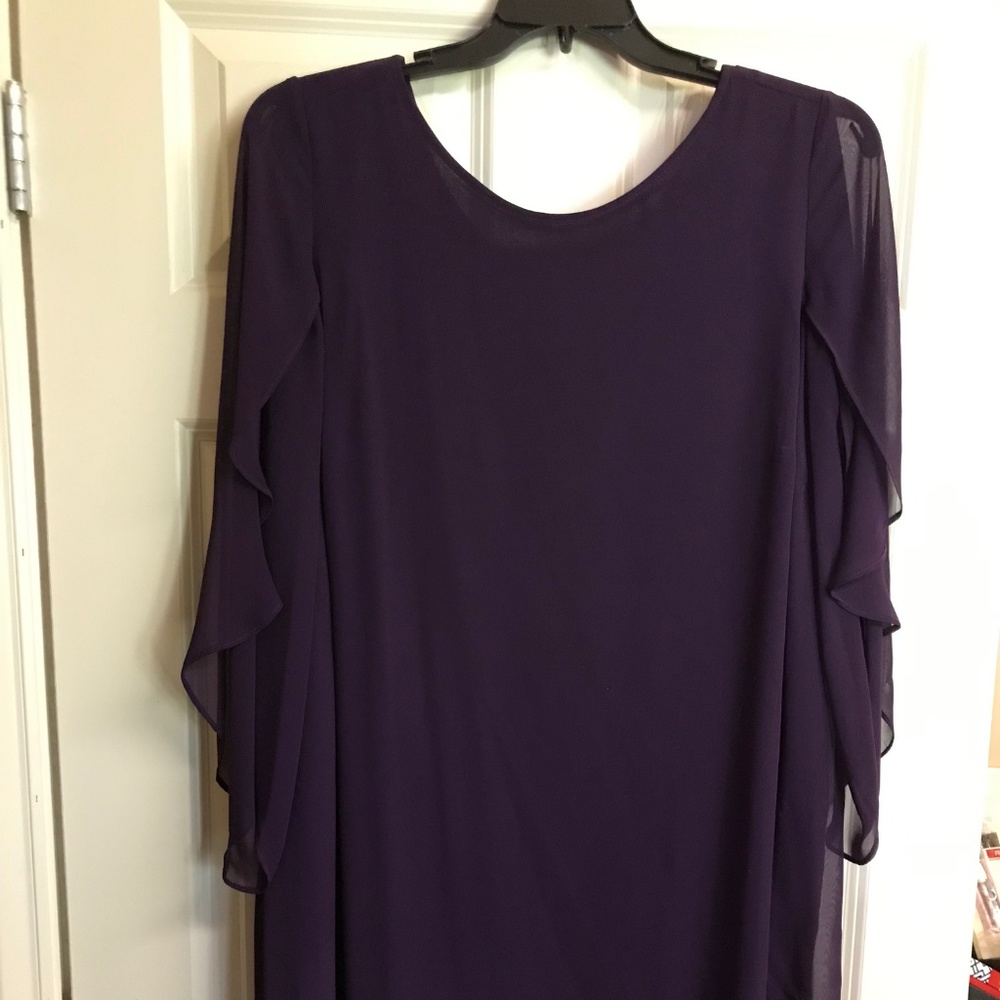 MSK purple sheath dress
